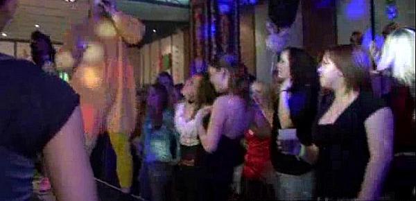 Sexy women dancing on party